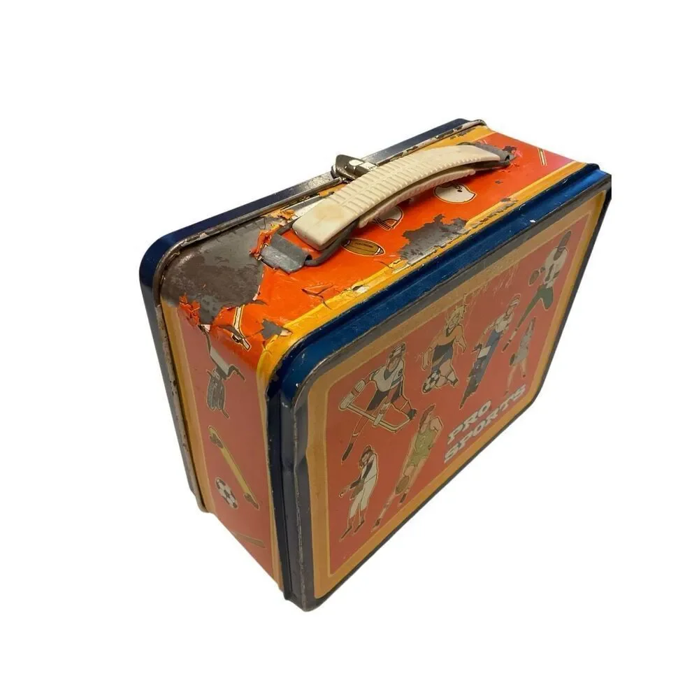 Vintage Pro Sports Metal Lunch Box